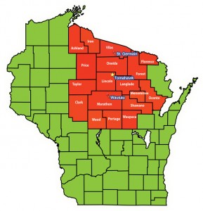 Northern Exposure Claims Service offers investigator & invesitgation services for these Wisconsin cities: Wausau, Merrill, Stevens Point, Wisconsin Rapids, Shawano, Antigo, Rhinelander, Eagle River, Tomahawk, Minocqua, Marshfield, Abbotsford, Medford, Park Falls, Phillips, Hayward, Mercer, Hurley, Crandon , Laona, Wittenburg, Oconto, Clintonville, Florence, Neilsville. Counties serviced within our coverage area are Vilas, Oneida, Lincoln, Marathon, Langlade, Forest, Florence, Price, Taylor, Clark, Wood, Portage, Waupaca, Shawano, Menominee, Oconto, Iron, and Ashland.